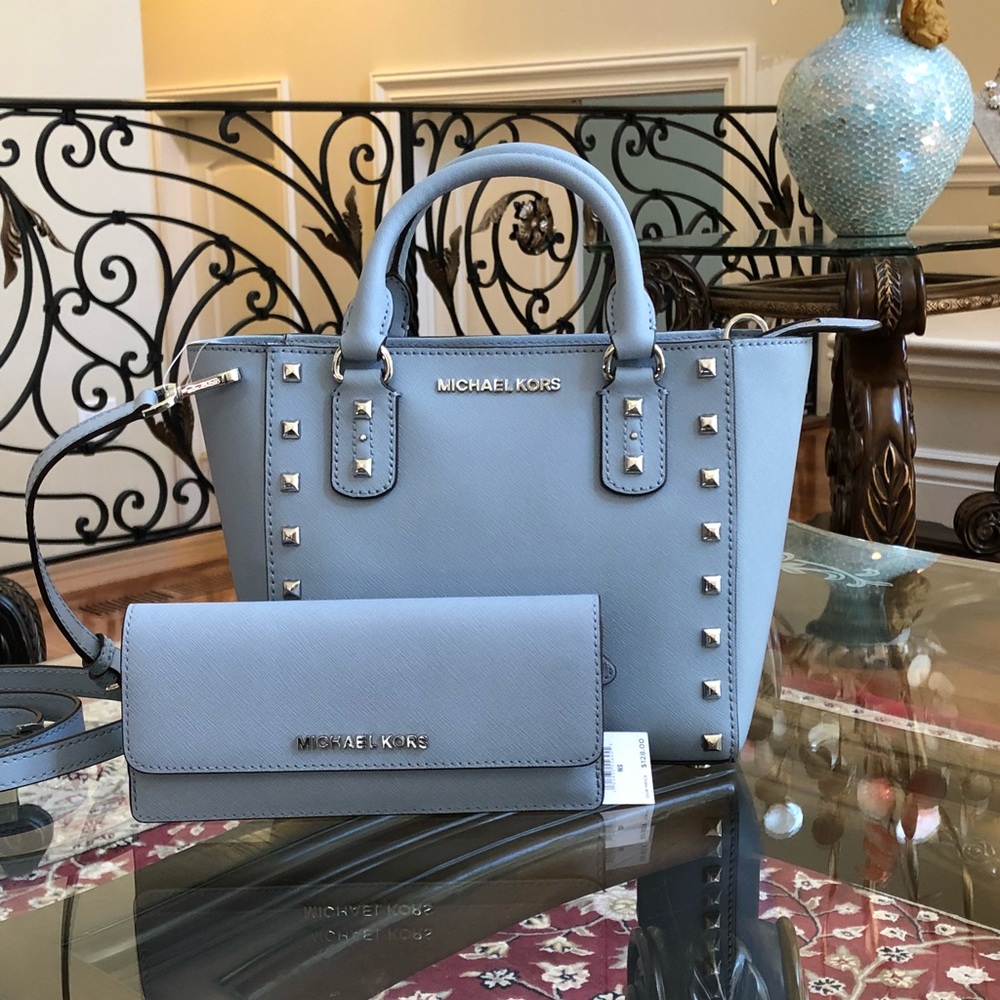 NWT Michael kors small Sandrine handbag&wallet set